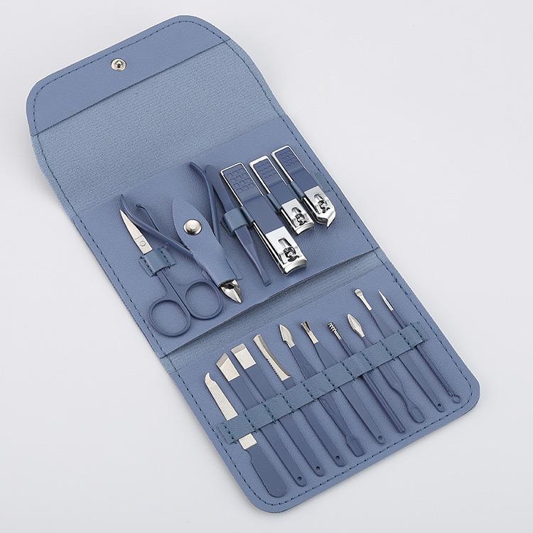 Manicure Set Decoration Nail 16Pcs Set BlackNov