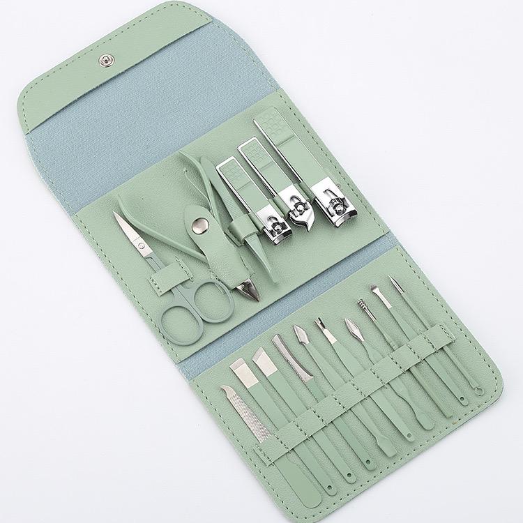 Manicure Set Decoration Nail 16Pcs Set BlackNov