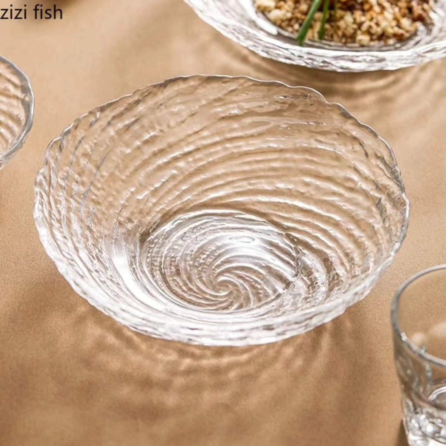 Set of 6Pcs Glass Luxury Bowl