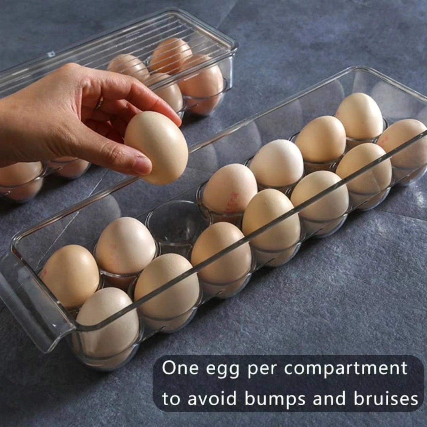 14 Grid Airtight Egg Tray