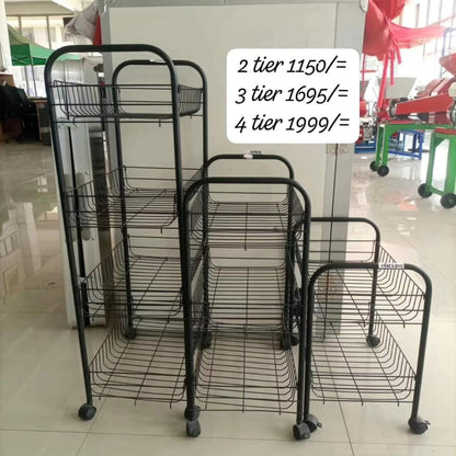 Metallic vegetable rack gha