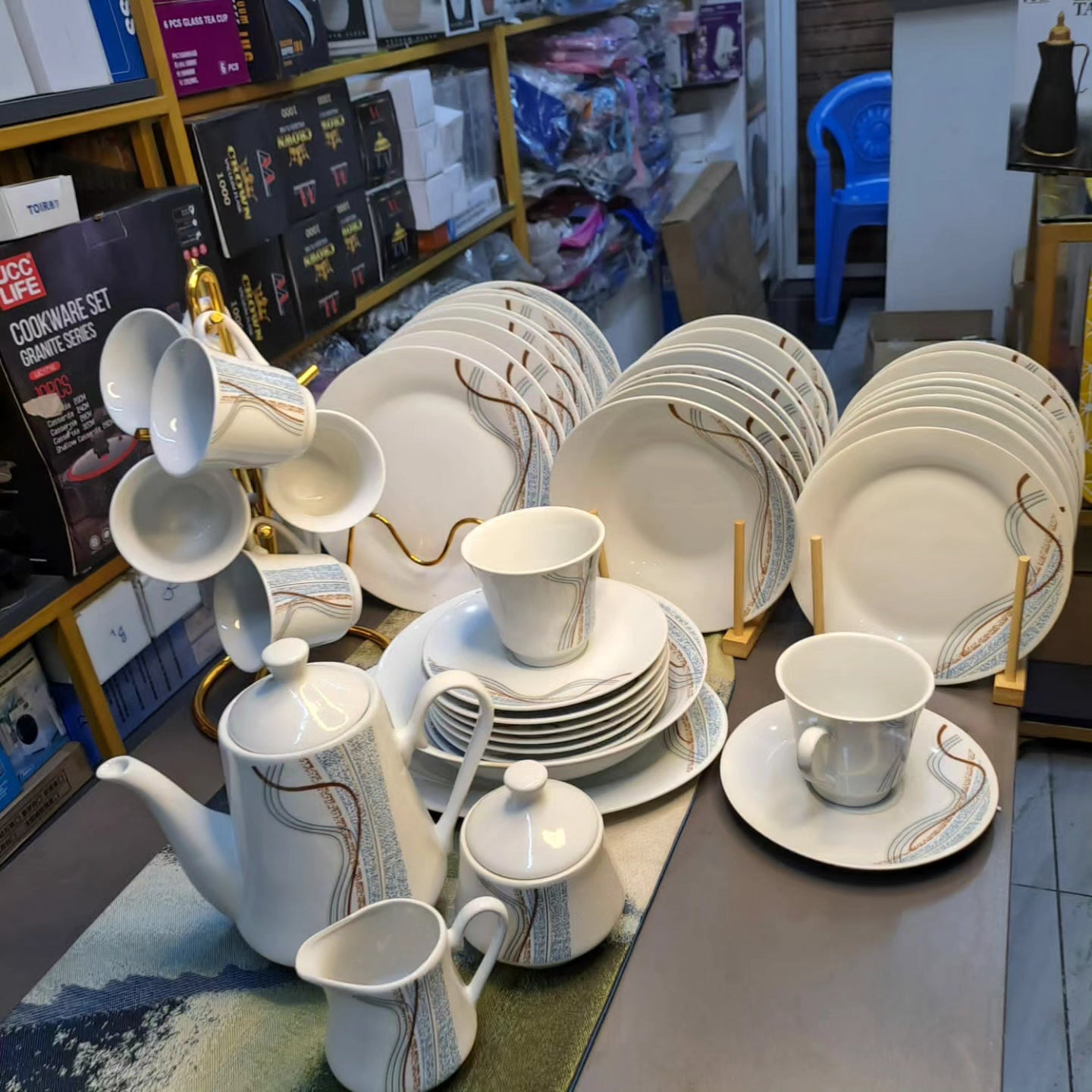 47 pc Dinnerset