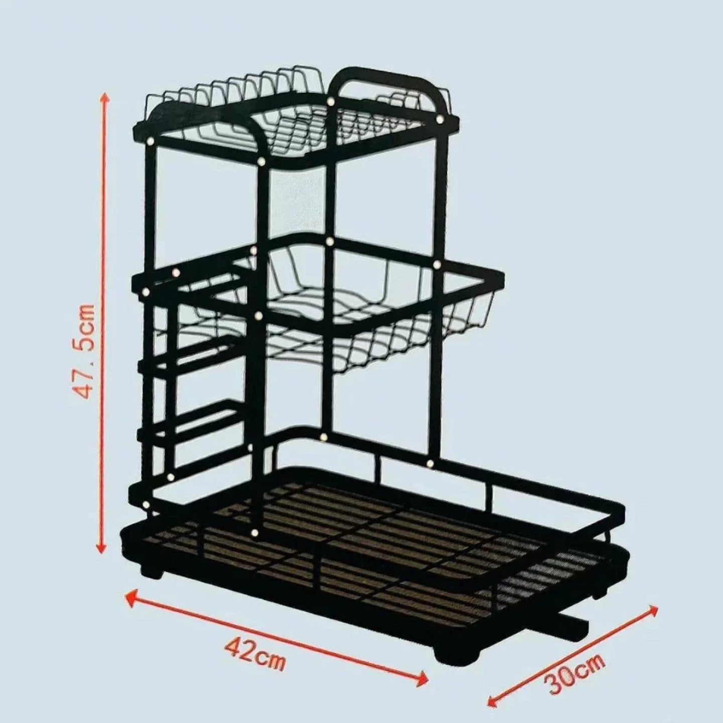 3 Layer dish rack -3650/-