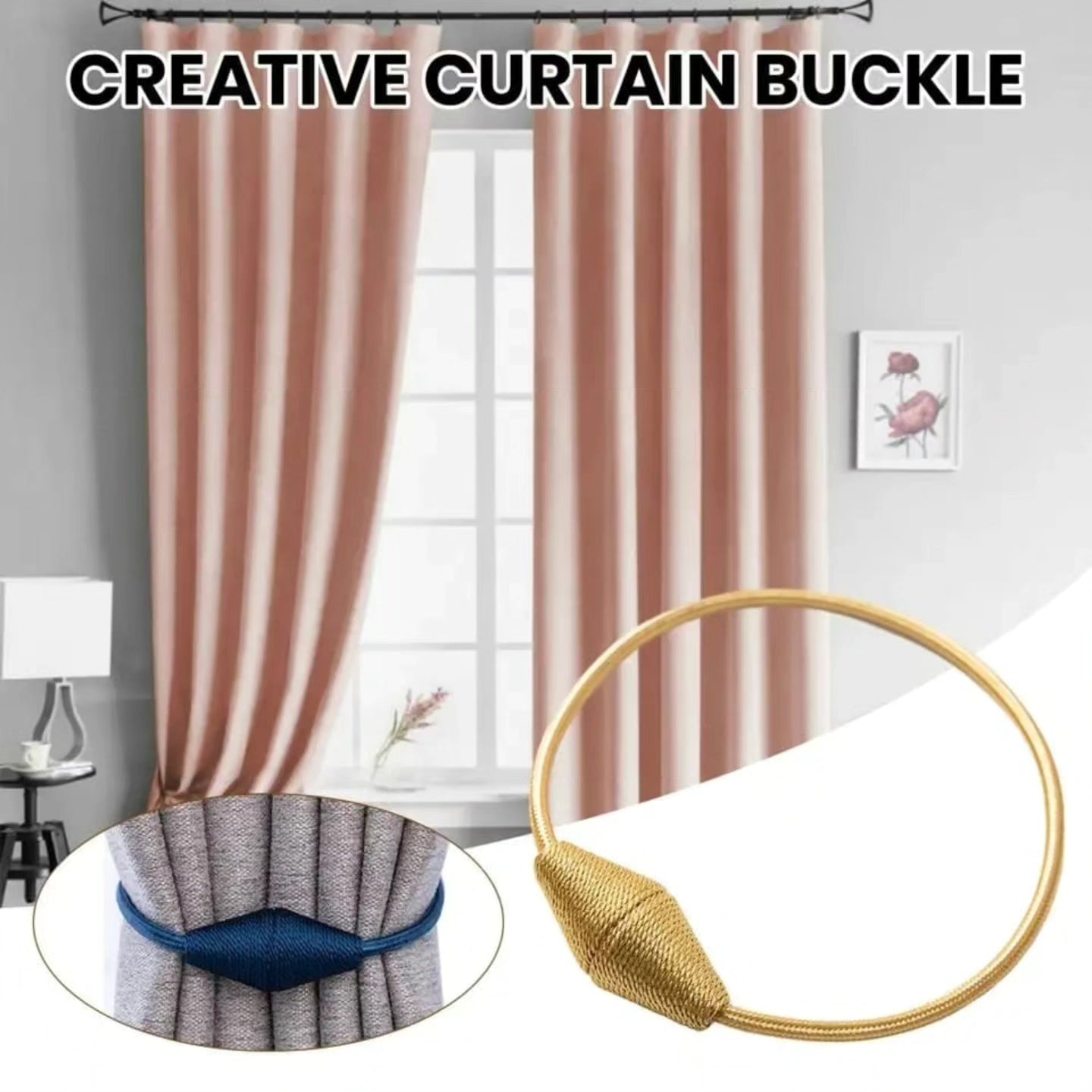 Magnetic Curtain Tiebacks