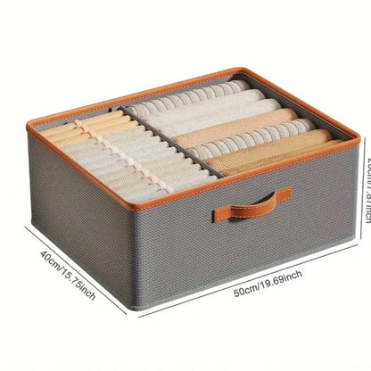 Double compartment closet organizer