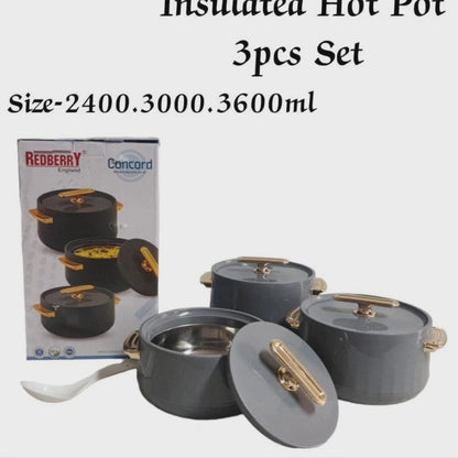 4Pc Insulated Concord Hotpots