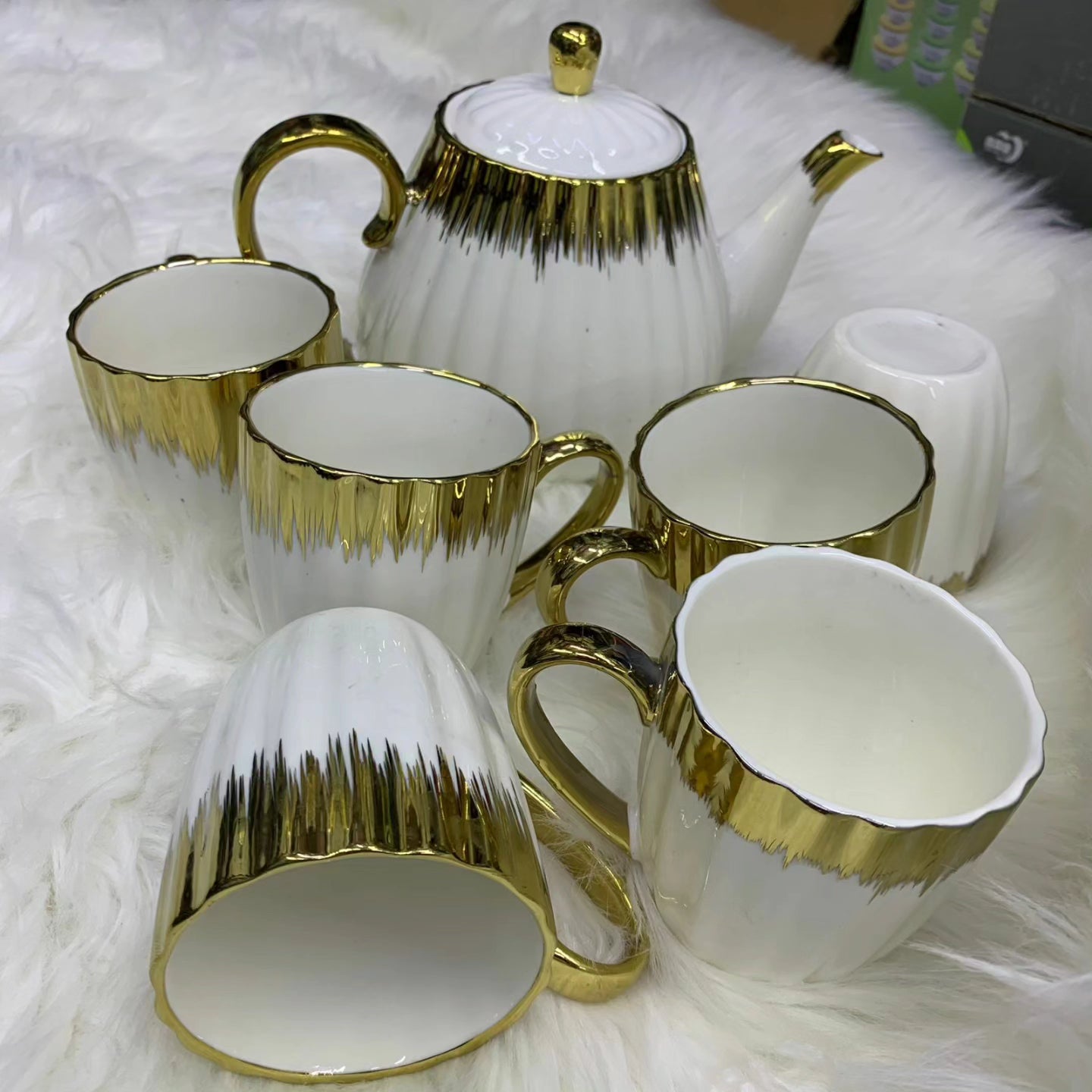 7pcs Set Ceramic Teaset