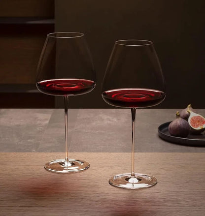 2pc Large Capacity Crystal Wine Glasses
