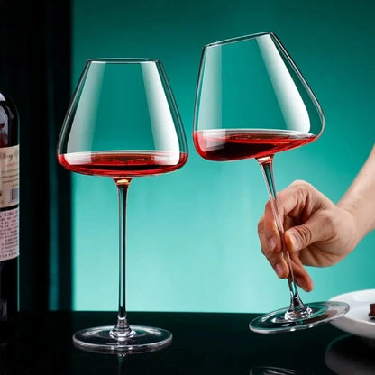 2pc Large Capacity Crystal Wine Glasses