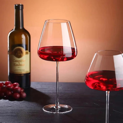2pc Large Capacity Crystal Wine Glasses