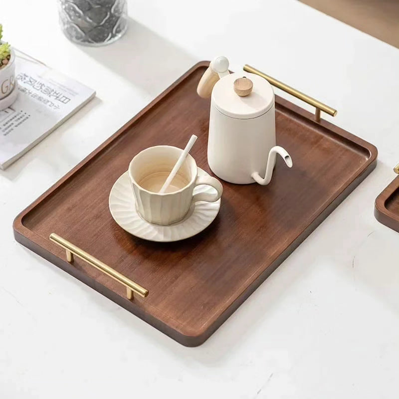 3pcs Eco Friendly Bamboo Trays BlackNov