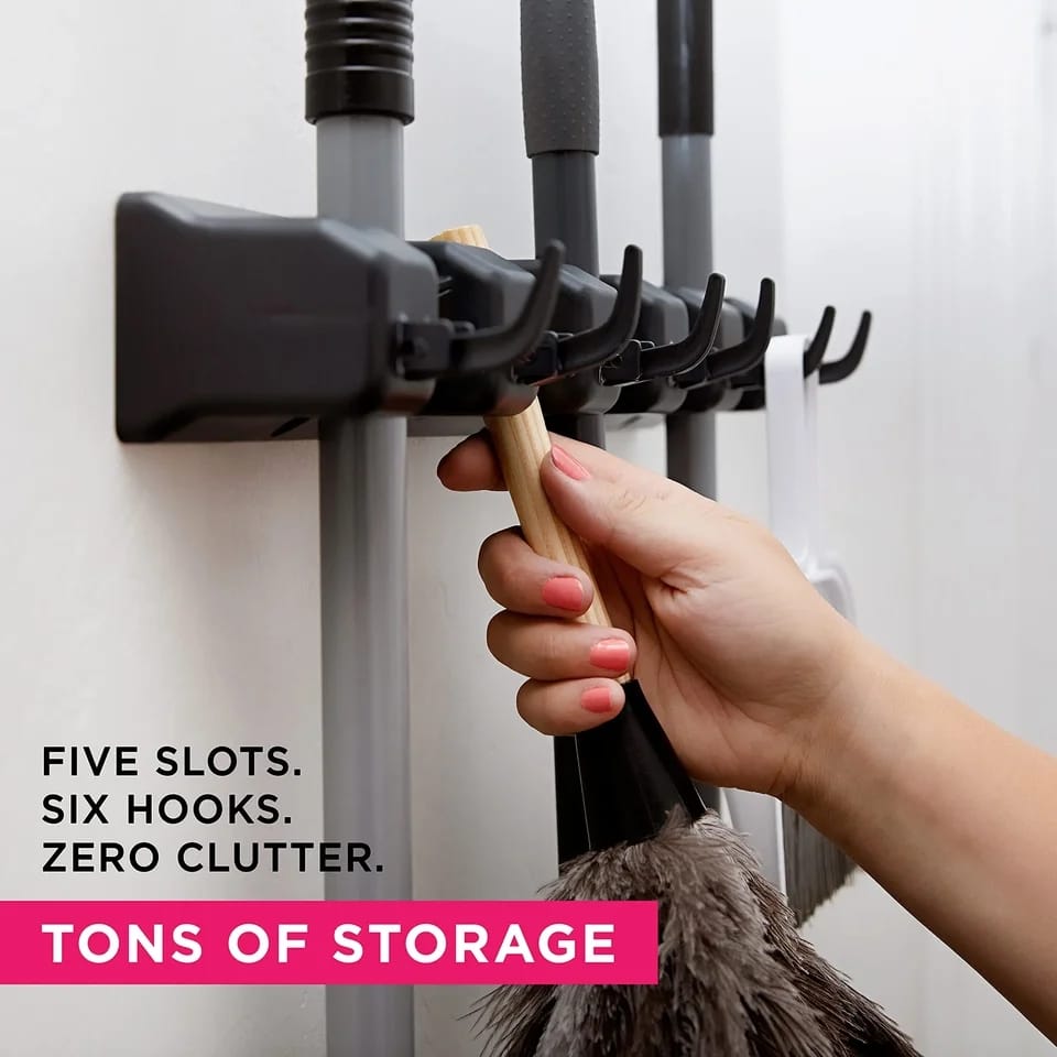 Wall Mounted Broom Holder