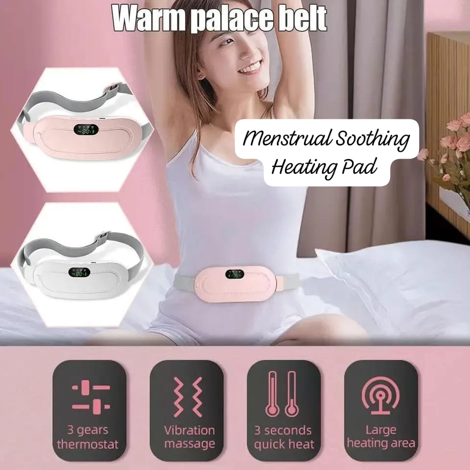 Soothing heating pad for women rechargeable