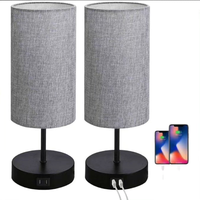 Dimmable Nightstand Lamp with USB Port