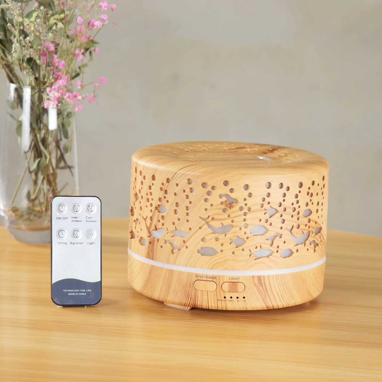 Ultrasonic Aroma Diffuser Humidifier with Remoter