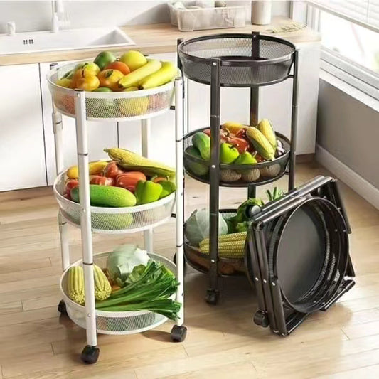 Metallic multipurpose vegetable rack