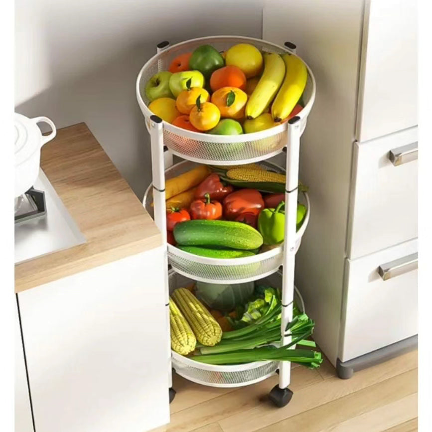 Metallic multipurpose vegetable rack