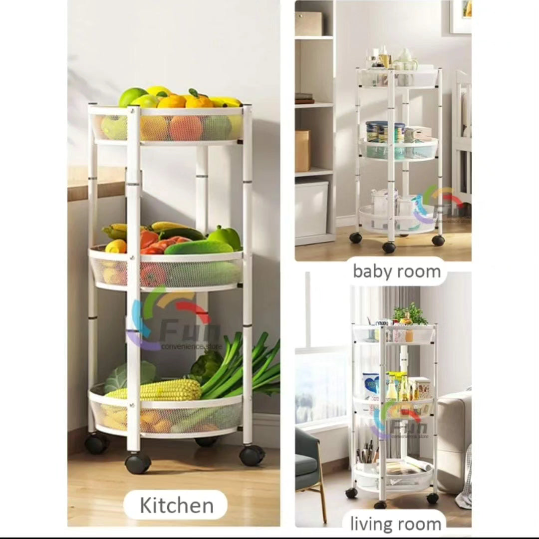 Metallic multipurpose vegetable rack