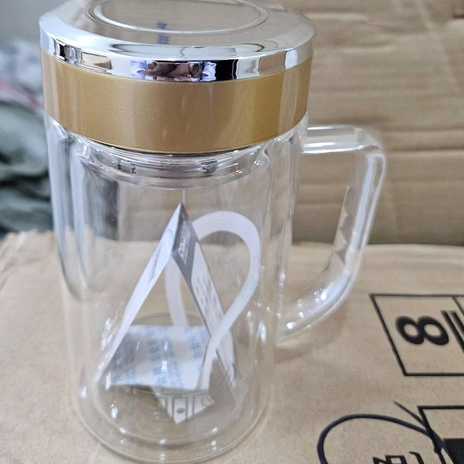 550ml Borosilicate Glass/Coffee Thermocup