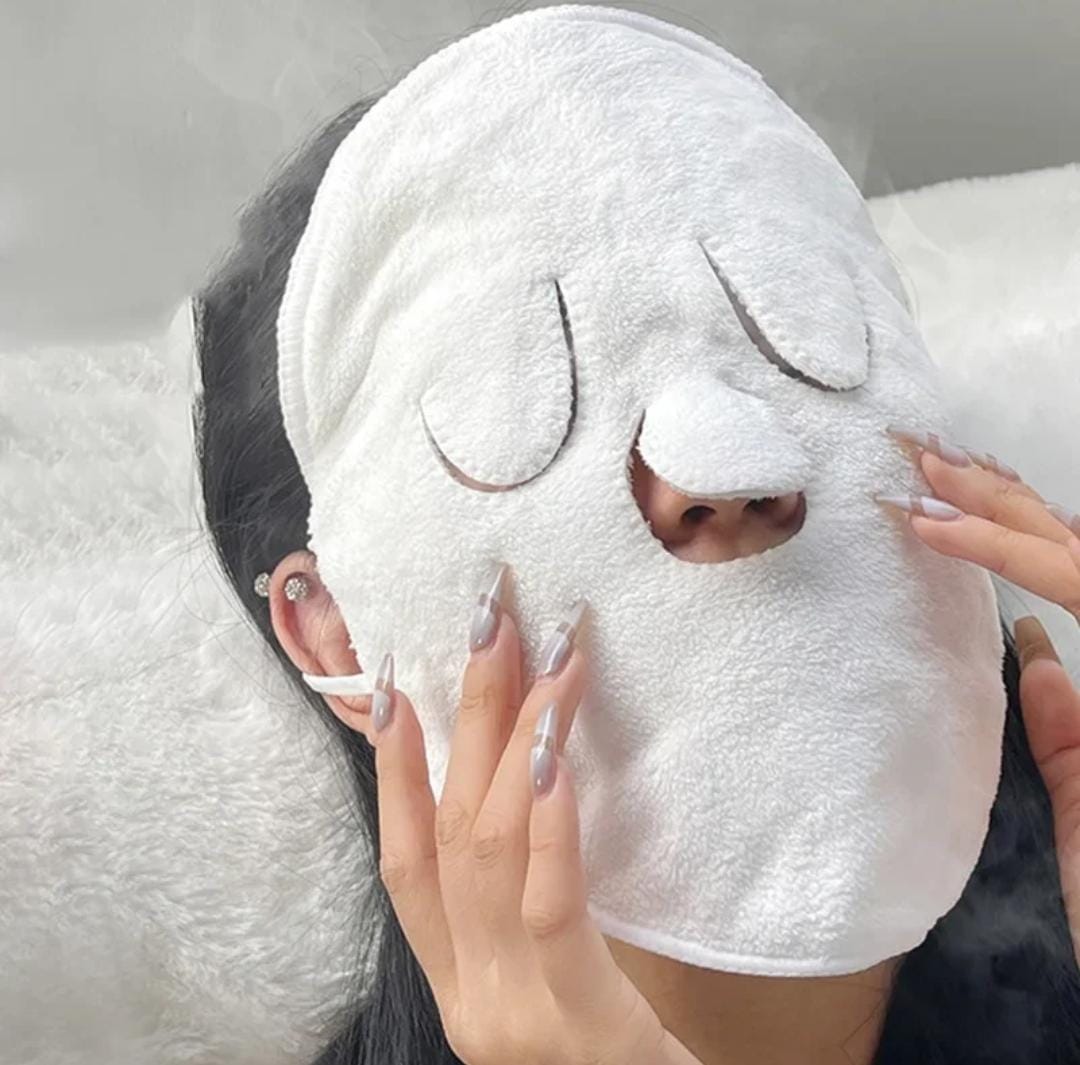 Hot compress face steam towel