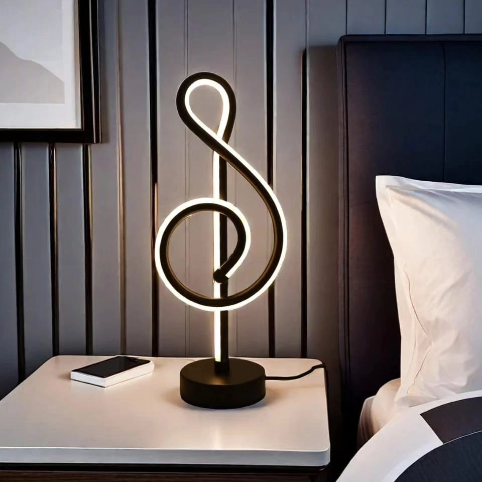 Rechargeable spiral table lamp light