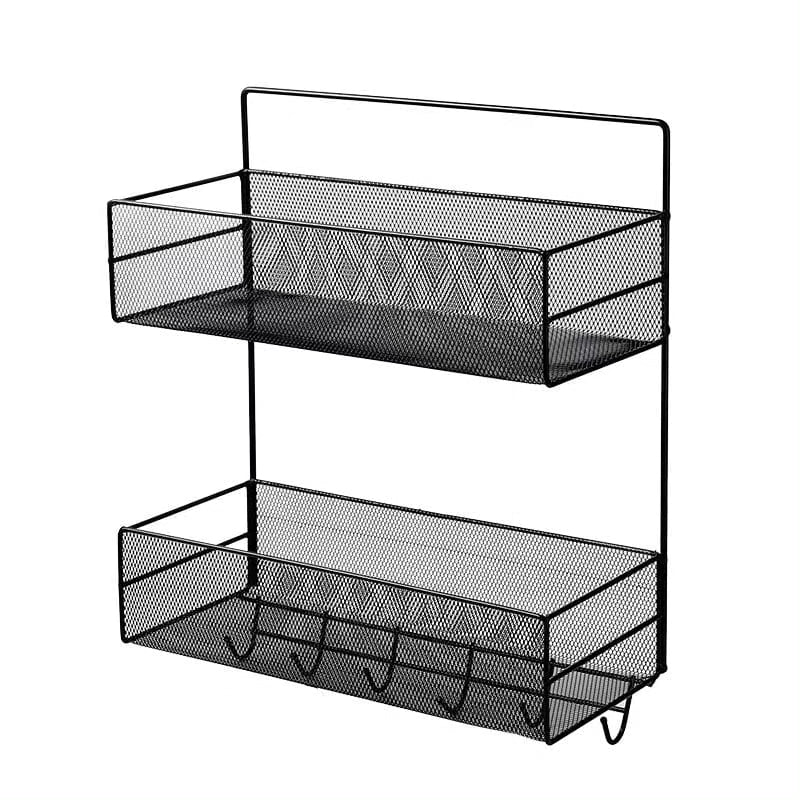 2 Layers Mesh Bathroom Rack