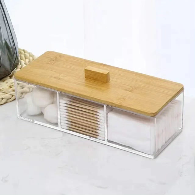 3 Compartment Acrylic Makeup Organizer