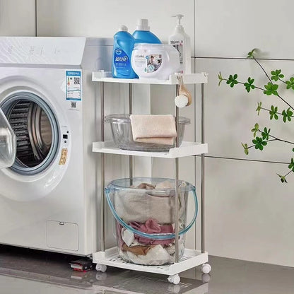 Bathroom storage rack