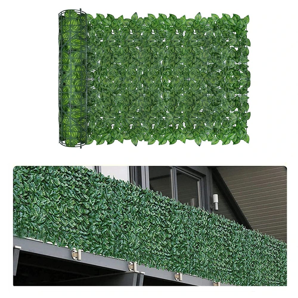 Artificial Leaf Privacy Fence