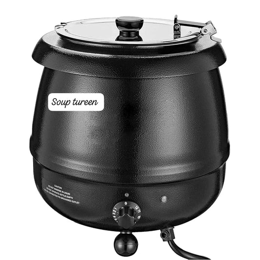 Soup tureen soup warmer 10L