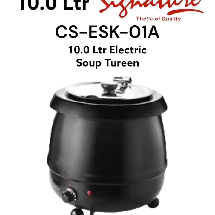 Soup tureen soup warmer 10L