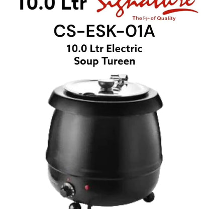 Soup tureen soup warmer 10L
