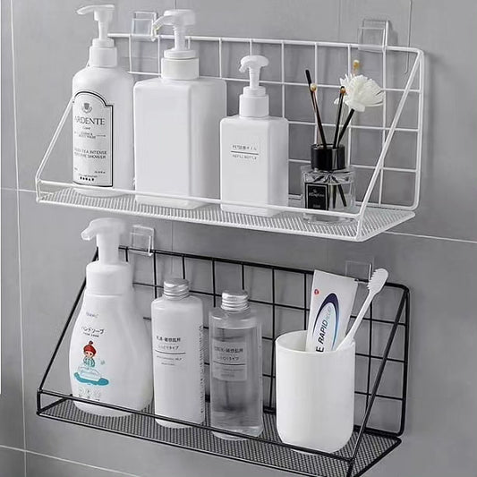 Creative wall shelf for bathroom and kitchen