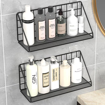 Creative wall shelf for bathroom and kitchen