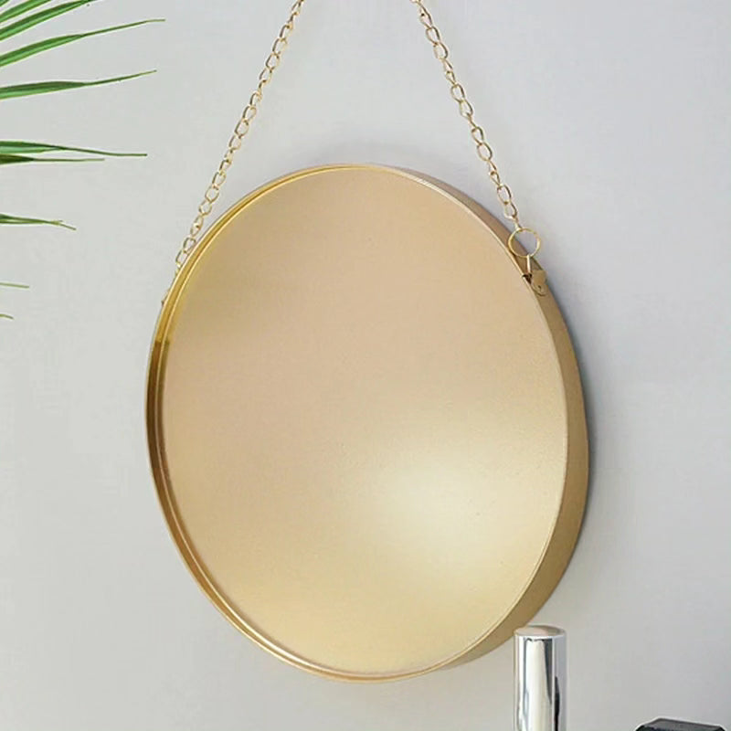 Round Decorative Makeup Wall Mirror