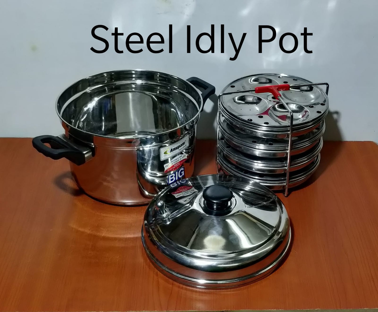 Stainless idli pot