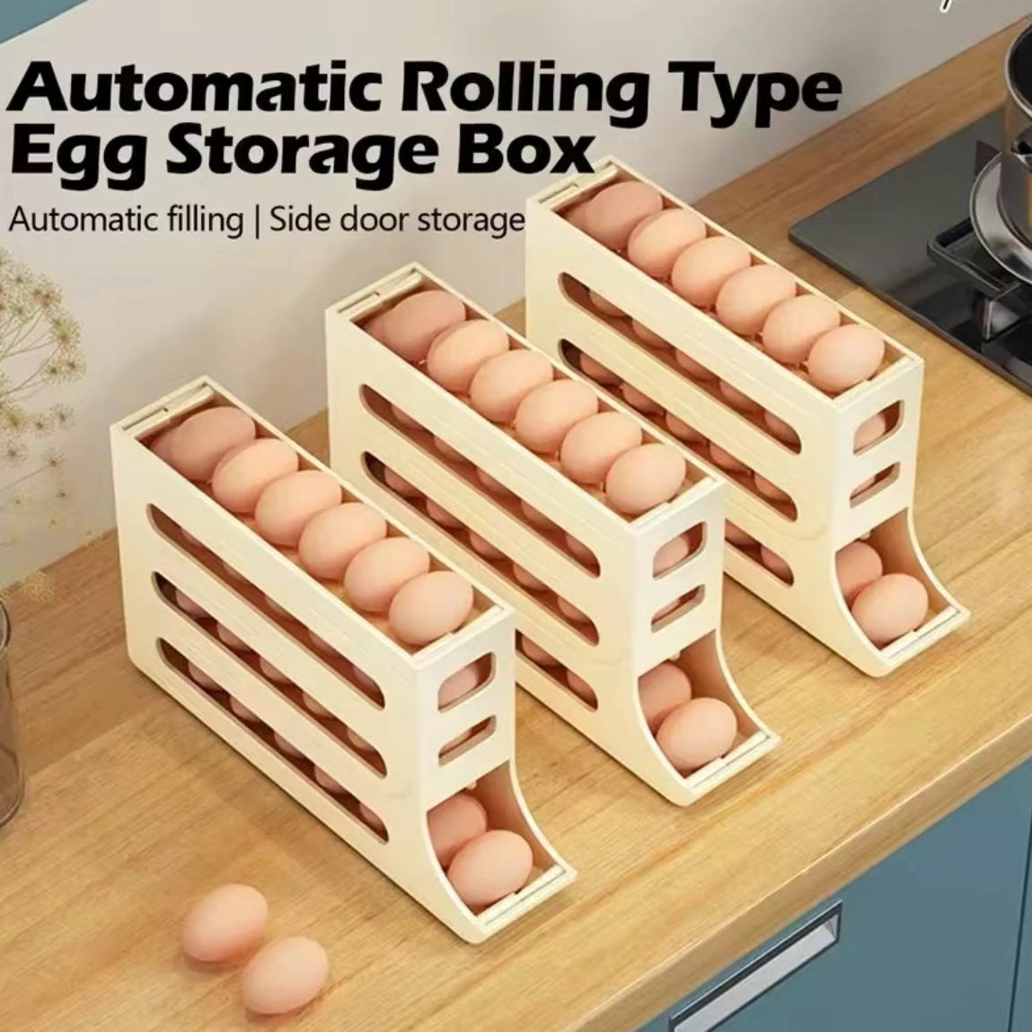 4 layer Rolling egg dispenser