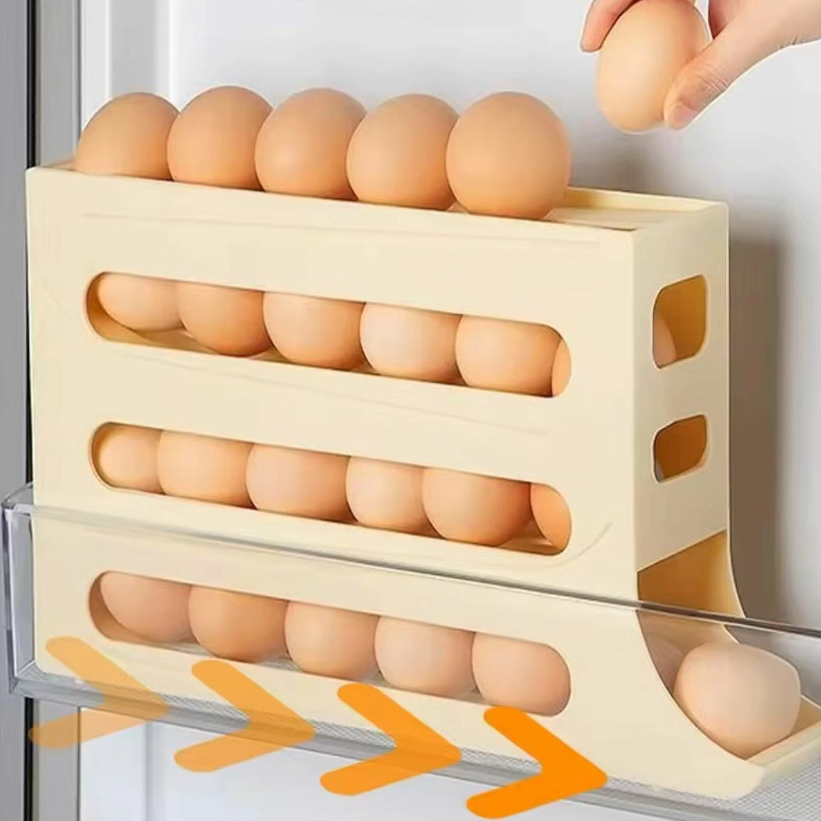 4 layer Rolling egg dispenser