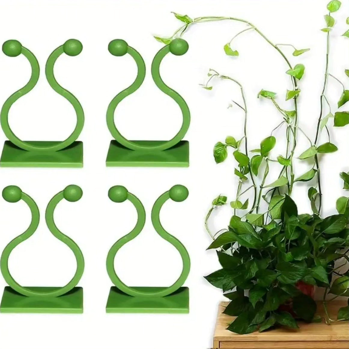 10pcs Invisible Wall Rattan Clamp Clip