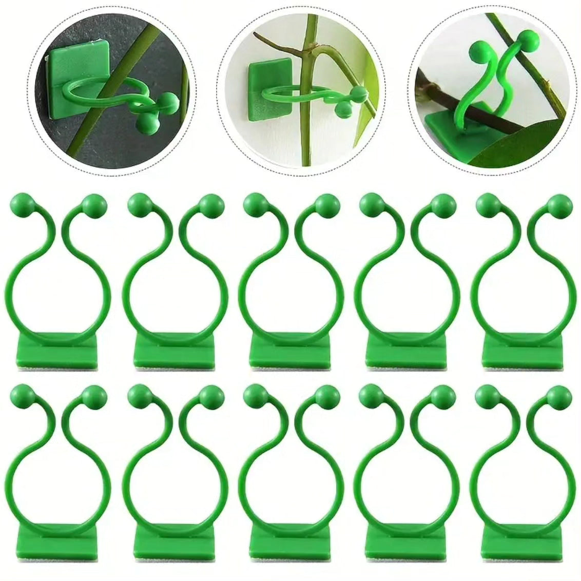 10pcs Invisible Wall Rattan Clamp Clip