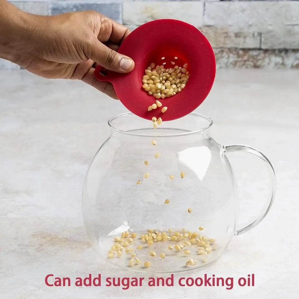 Microwave popcorn maker