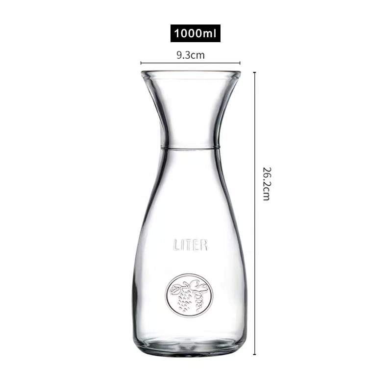 Glass Carafe with Bamboo Lid