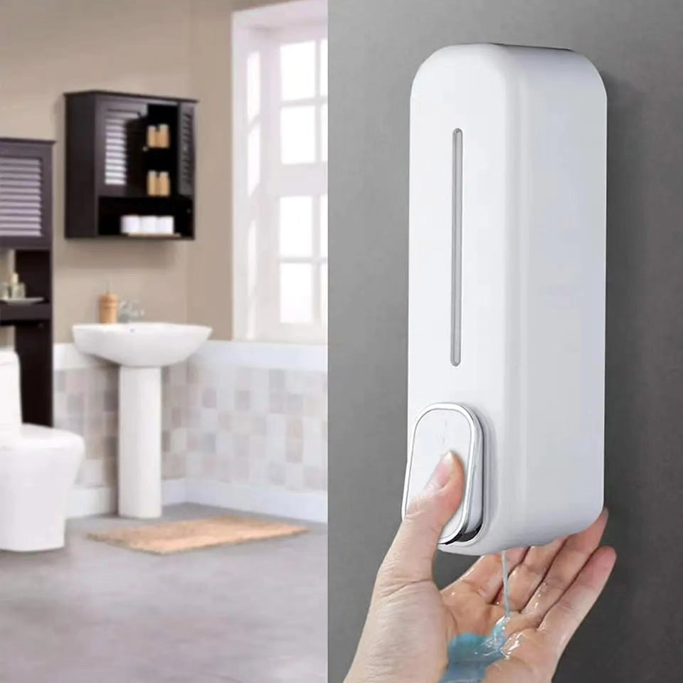 Wall mount soap dispenser