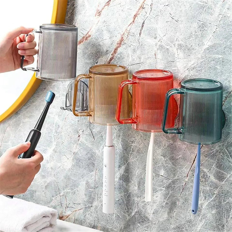 Wall Mounted Acrylic Toothbrush Holder