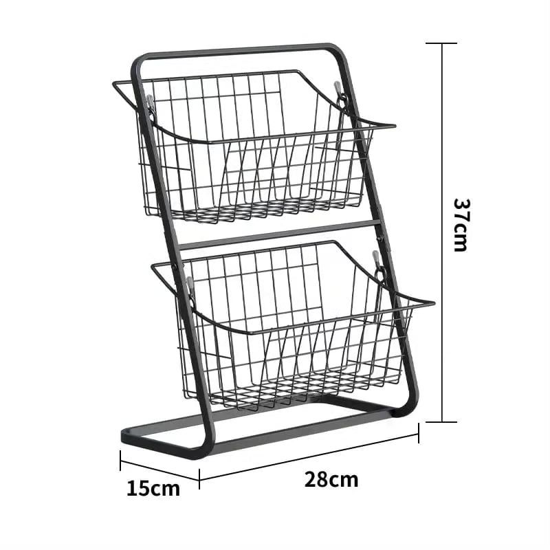 2 tier multipurpose organizer/storage rack