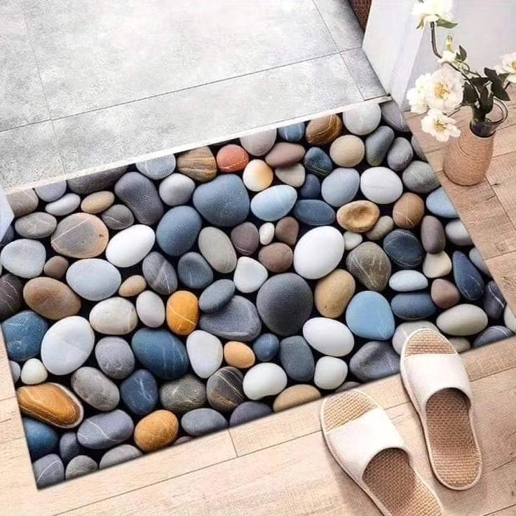 Absorbent Bath stone themed mats