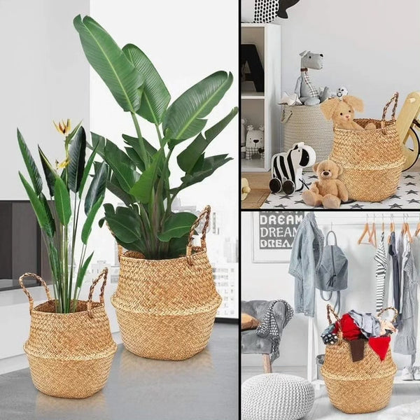 Firm Rattan Handmade Multipurpose Basket