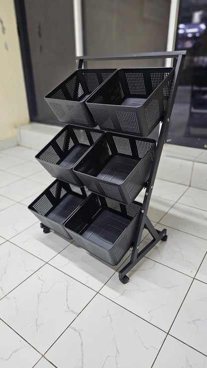 8 Slots  Multifunctional kitchen rack