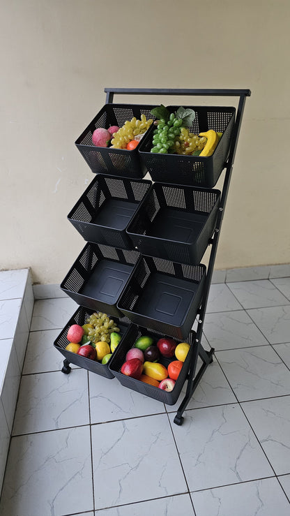 8 Slots  Multifunctional kitchen rack