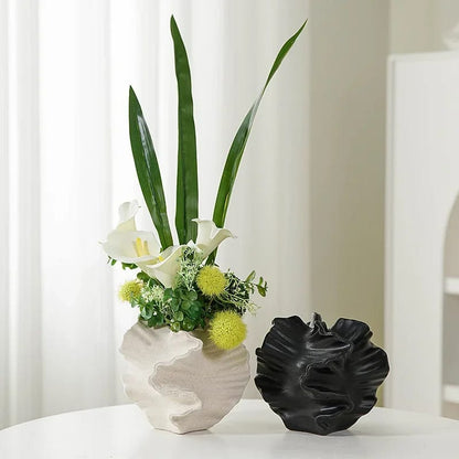 Irregular shape Ceramic Vase